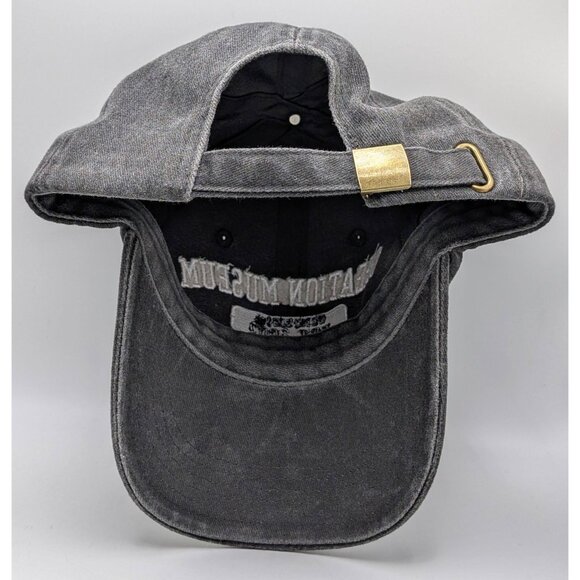 Creation Museum Petersburg KY Genesis Bible Strap Back Faded Gray Hat Cap Jesus - Picture 4 of 5